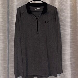 Under Armour Charcoal and Black Pullover